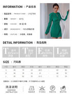 Primavera New Dre A-line Falda plisada Moda de desplazamiento - details 3