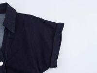Vestido midi vaquero clásico y versátil para mujer, estilo nuevo, 2284576 - details 3