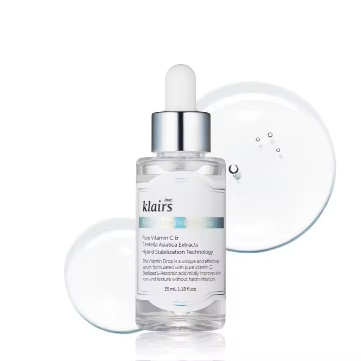 DearKlairs Freshly Juiced Vitamin Drop, suero de vitamina C pura 5% hipoalergénico, 1.18 oz |   Ácido ascórbico, antioxidante para el rostro, - 1