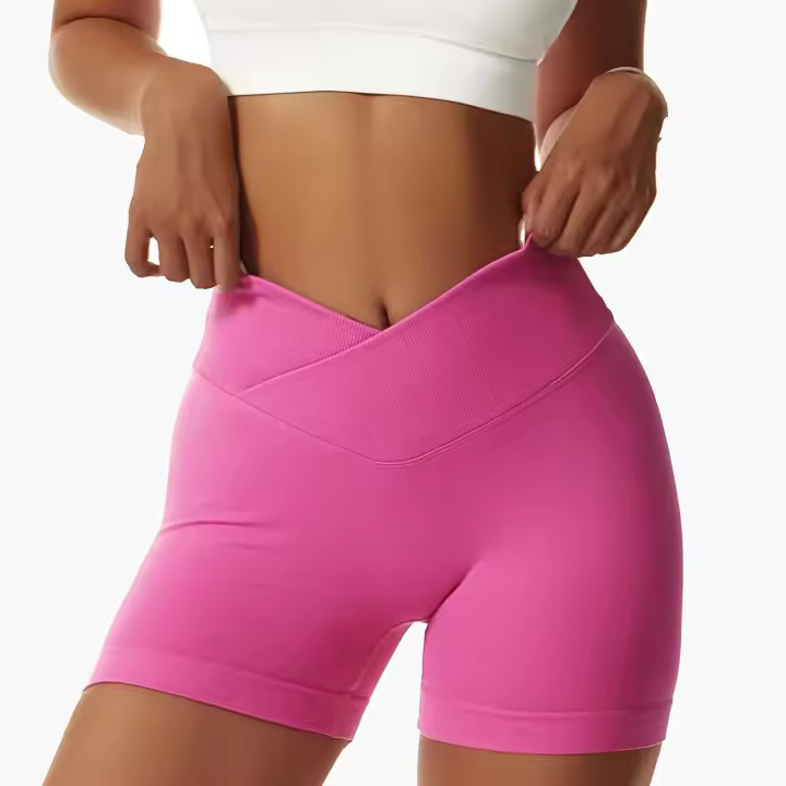 Body push-pull de gimnasio sin costuras de cintura alta para Yoga, pantalones cortos de yoga para correr y entrenar, monos deportivos para fiestas - 1