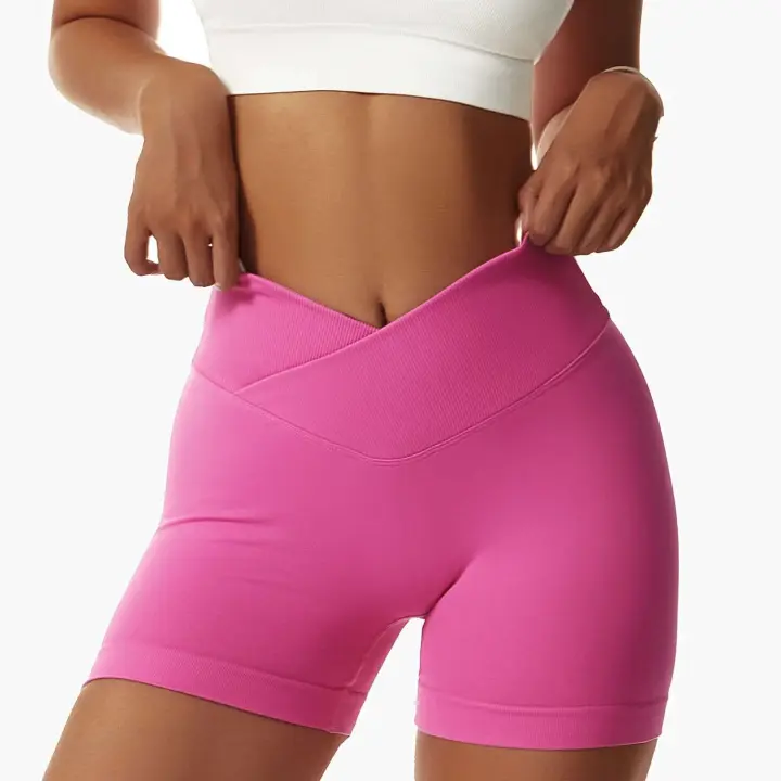 Body push-pull de gimnasio sin costuras de cintura alta para Yoga, pantalones cortos de yoga para correr y entrenar, monos deportivos para fiestas - 1