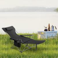 Juego de 2 Sillas de Camping Sillas Plegables, Silla de Acampada Portátil, Ligera para Picnic, Playa, Jardín, Pesca, con Portavasos, Gris - details 12