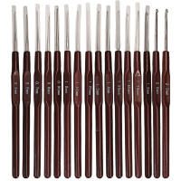 Juego de agujas de tejer con mango de plástico, ganchos de ganchillo de 0,5mm-2,5mm, Set de 16 unidades - details 0