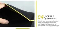 Paraguas grande de doble capa para hombre y mujer, sombrilla resistente a la lluvia y al viento, portátil, 3 pliegues, 130cm - details 17