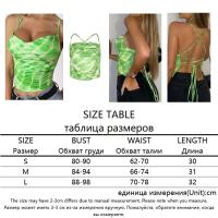 Camisola Retro Marrón Top Corto Hueco de Estilo Cyber Y2K Corset Gótico de Hada Sexy - details 5