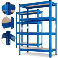 Estanterías de Almacenamiento Pesadas Sin Tornillos, Capacidad hasta 875kg, Tamaño 180x90x40cm, 2 piezas - details 7