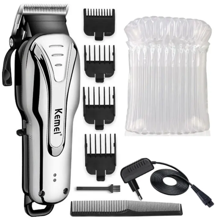 Kemei-cortadora de pelo recargable para hombre, recortadora de pelo con cuchilla ajustable 1992, cortadora de barba eléctrica - 1