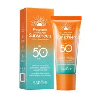 SADOER Crema de Sol Impermeable y Anti-UV Protección UVB Blanqueo 50g Belleza Herramientas de Cuidado de la Piel Facial - details 8