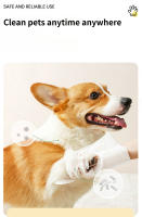 Guantes sin lavado para mascotas, guantes para el cuidado de gatos sin alcohol, baño desechable, toallitas antibacterianas y suaves para mascotas - details 2