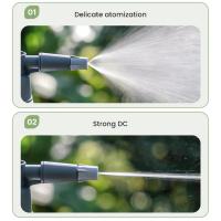 Pulverizador de agua a presión de mano, pulverizador de compresión de aire para jardín, botella pulverizadora de aire para regar flores y plantas, color blanco - details 6