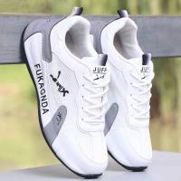 Zapatos deportivos impermeables de cuero para hombre, calzado de viaje - details 3