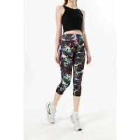 Pantalones de yoga deportivos con gota de agua para mujer Leggings tricolores para fitness - details 2