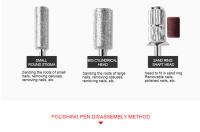 PARKSON-pulidora profesional eficiente, 15w, 35000RPM, pulidora blanca, lima de uñas, herramienta de broca - details 9