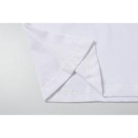 Las mejores camisas casuales básicas de moda de verano, camisetas holgadas de algodón puro para hombres y nuevas camisas de manga corta para parejas con estampados de logotipos en la parte delantera. - details 12