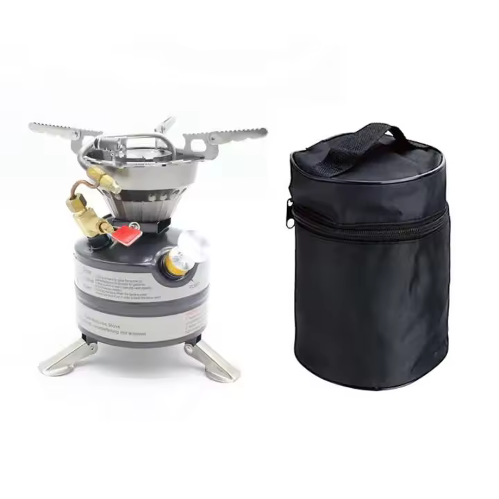 Estufa portátil para acampar al aire libre, combustible líquido, gasolina, aceite, cocina, estufa de picnic - 1