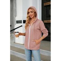 Sudadera con capucha y cremallera cerrada para mujer - details 19