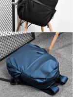 Mochila de ordenador impermeable con cremallera, mochila de viaje Simple, gran capacidad, moda - details 9