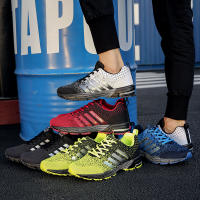 Zapatillas de correr antideslizantes para hombre, zapatos informales transpirables, ultraligeros, a la moda, de malla, para entrenamiento - details 2