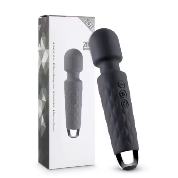 Nuevo Power Potente Mini Wand Massager 10 Velocidades Masturbador Vibrador Para Mujeres Punto G Estimulación del clítoris Vibrador Juguetes sexuales para pareja adulta - 1