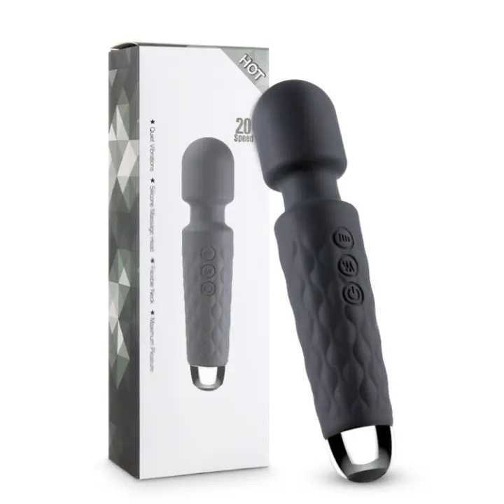 Nuevo Power Potente Mini Wand Massager 10 Velocidades Masturbador Vibrador Para Mujeres Punto G Estimulación del clítoris Vibrador Juguetes sexuales para pareja adulta - 1