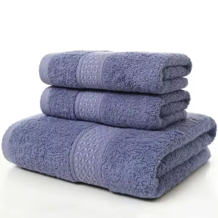 100% algodón cara absorbente puro lavado a mano ducha de pelo toalla de microfibra baño hotel familiar - 1