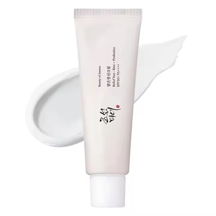 Protector Solar SPF50 +, bloqueador Solar probiótico de arroz coreano, crema blanqueadora de piel, Anti UV, bloqueador Solar, suero hidratante suave Facial, 50ml - 1