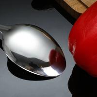 Colador de acero inoxidable pulido, cuchara para sopa, cabezal puntiagudo, filtro de aceite multifuncional, colador, cuchara de sopa para el hogar - details 9