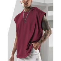 Camiseta de Gimnasio para Hombre Estilo Americano Libre con Capucha de Hip-Hop - details 1
