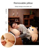 Cojín de Soporte Lumbar con Diseño de Animales de Dibujos Animados para Hogar y Oficina Cojín de Sofula para Perros y Gatos - details 5