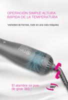 Cepillo Alisador de Pelo,Se puede usar húmedo o seco, no daña el cabello - details 5