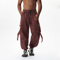 Pantalones de trabajo de marca de moda de verano para hombre, pantalones largos holgados e informales ajustados, pantalones largos de moda - details 30