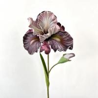 Irises Vintage flor de seda Artificial orquídea 88cm flores falsas ramo de simulación decoración del hogar - details 3