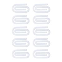 10 Uds. Marcapáginas acrílicos DIY, adornos en blanco para sublimación, Clips de papel acrílicos, marcapáginas transparentes sin terminar - details 11
