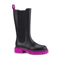 Botas Chelsea de diseñador para mujer, calidad, impermeable, cuero genuino, parte inferior gruesa, plantilla alta de PU - details 0