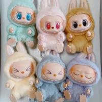Decoraciones de escritorio de Anime Labubu, serie sentada, adornos en miniatura, muñecas, juguetes, bonitos regalos de cumpleaños - details 7