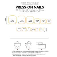 Uñas postizas portátiles con purpurina azul, ble y nunca se parten, cómodas, para actuaciones en escenario - details 2