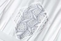 Conjunto de Pijama de Satén Delgado Estilo Kimono Blanco Traje de Baño de Moda para Mujeres - details 18