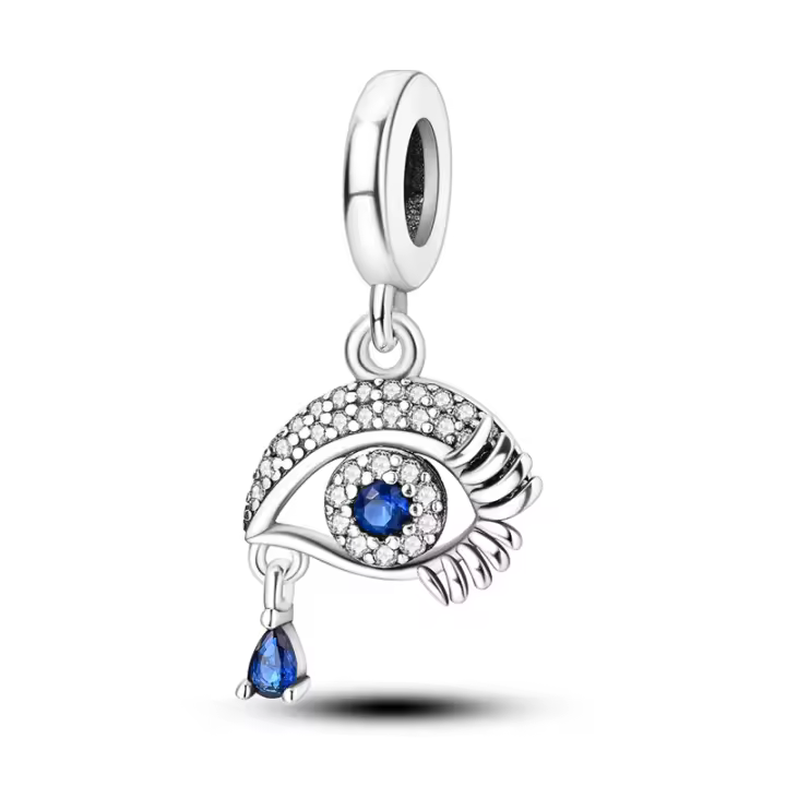 Pulsera de plata para hacer joyas con bolso de tacón alto y piedra de circonita principal - 1