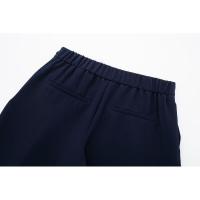 BUNO- cazadora lisa a la moda para mujer, abrigo con bolsillos, cuello en V, manga larga con una hilera de botones, trajes elegantes para mujer - details 25