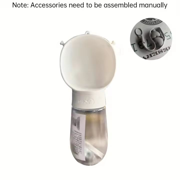 Cómodo Comedero portátil para mascotas y botella de Agua para perros y Gatos, perfecto para Aventuras al Aire Libre y Viajes - 1