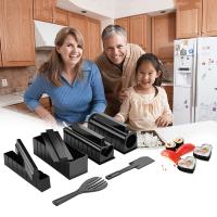 Kit de herramientas para hacer Sushi, utensilio antiadherente para Hacer bolas de arroz japonesas, molde para rollo de pastel, 3/10 piezas, nuevo - details 2