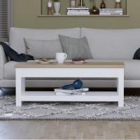 Mesa de café, Madera de ingeniería, Gris, H 40,5 x W 105 x D 47 Cm - details 13