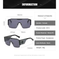 Nuevas gafas de sol individuales con cabeza humana y gran marco, gafas de sol para hombres y mujeres, calle de tendencia, gafas de sol - details 1
