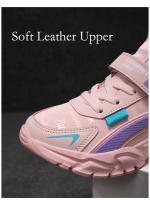 Zapatos deportivos de marca para niños, cómodos zapatos para correr al aire libre, zapatillas impermeables para niñas, Tenis Infantiles, zapatos antideslizantes rosas para niños - details 6