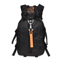 Mochila impermeable de nailon para hombre y mujer, bolsa ligera de viaje para escalada, senderismo, deportes al aire libre, escolar, color negro - details 0