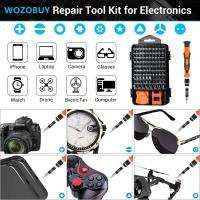 Conjunto de Destornilladores WOZOBUY con Driver Eléctrico y Llave de Reparación para Teléfono PC Herramientas de Bricolaje para Carpintería - details 10