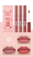 Tinte Labial Natural,Barra de Labios, conjunto de 3 esmaltes de Labios mate de terciopelo, Brillo de Labios Femenino Antiadherente, Color Nude - details 7