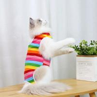 Traje de esterilización para destete de gatos, mono para perros pequeños y gatos, ropa de recuperación antipérilo después de la cirugía, ropa para el cuidado de mascotas con estampado bonito - details 17