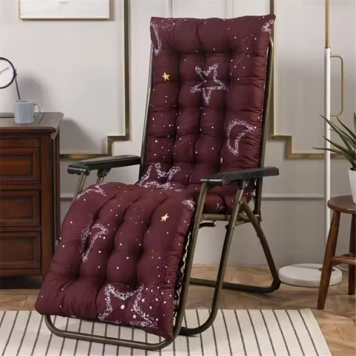 Cojín grueso de algodón para banco, cojín de reemplazo para silla basculante, para jardín y exteriores, para las cuatro estaciones - 1