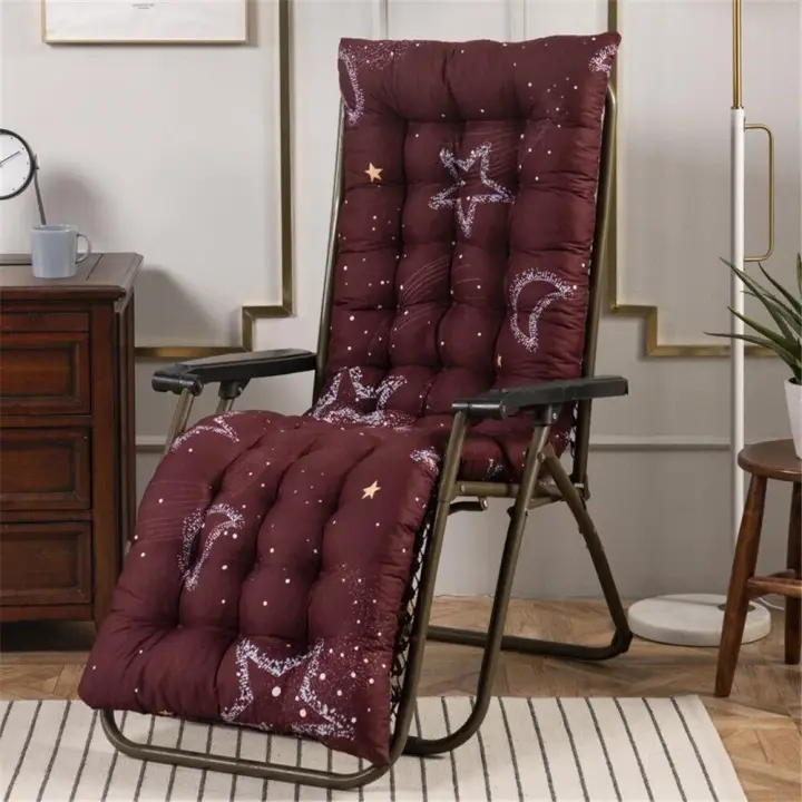 Cojín grueso de algodón para banco, cojín de reemplazo para silla basculante, para jardín y exteriores, para las cuatro estaciones - 1